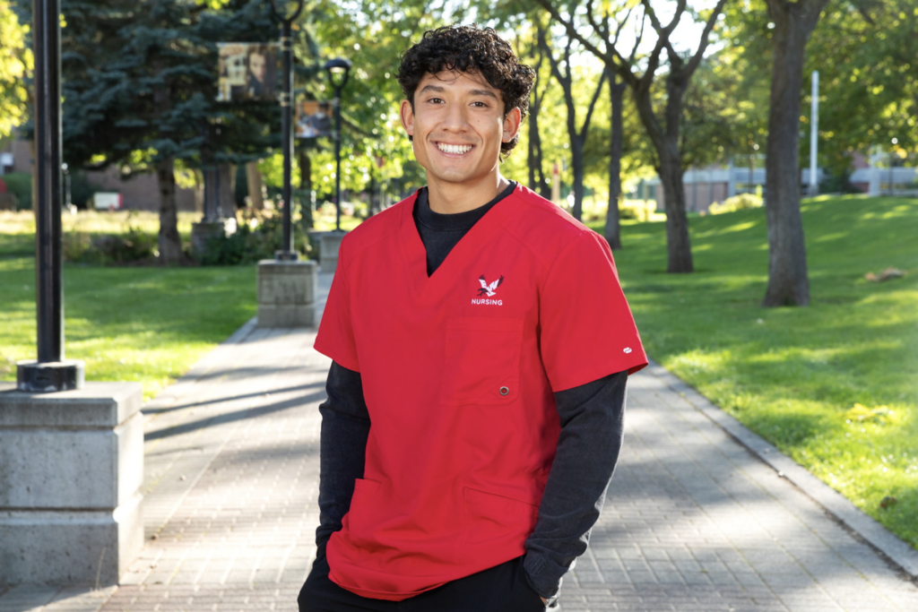 EWU nursing student Kevin Hester