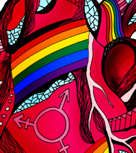 Cropped Pride Heart by Kenal Lewis