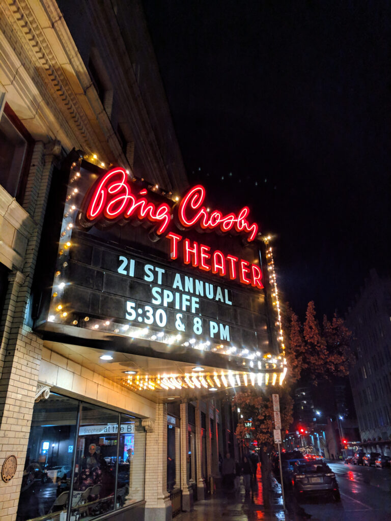 The Spokane International Film Festival takes place at the Bing Crosby Theater in downtown Spokane. 