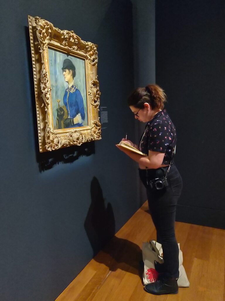 EWU Art History Student at the Getty Museum