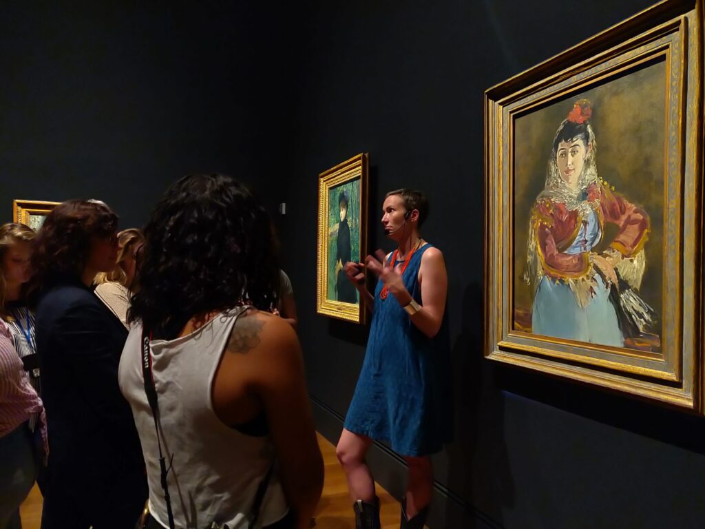 Dr. Emily Beeny Escorting EWU Art History Students through the Getty Museum