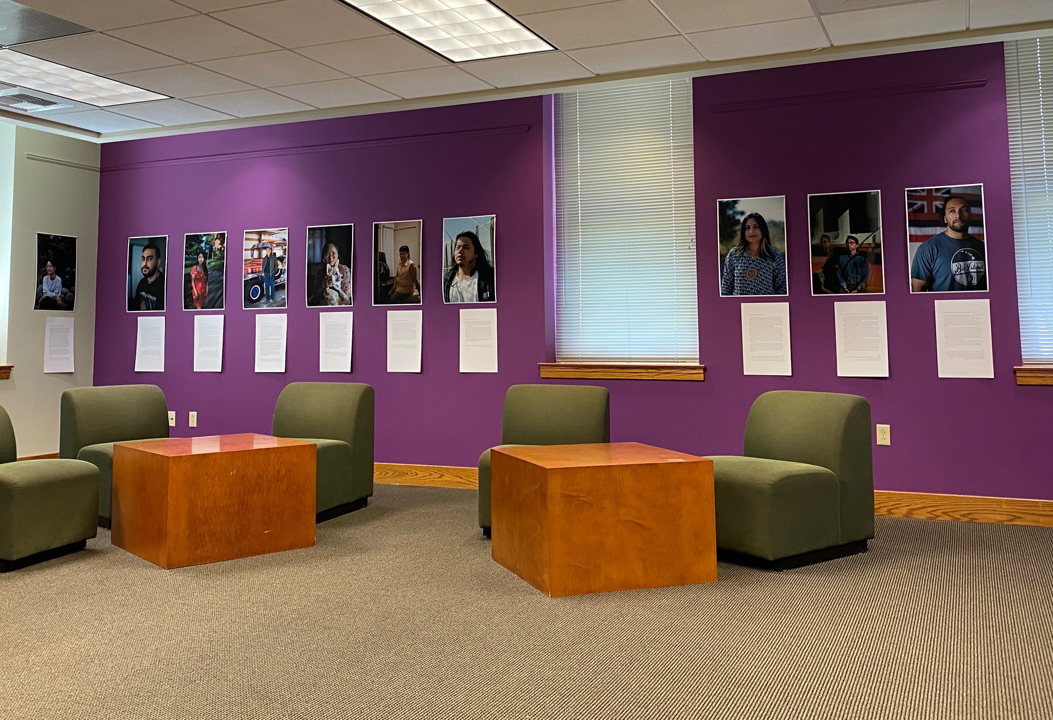 WAGE Center with Albaugh Photos on Wall