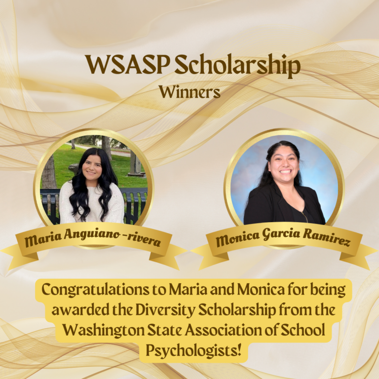 WSASP Scholarship Winners (EdS School Psychology) Announced