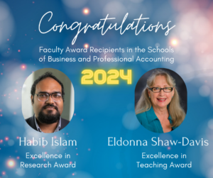 Faculty Recognized for Service in Research and Teaching