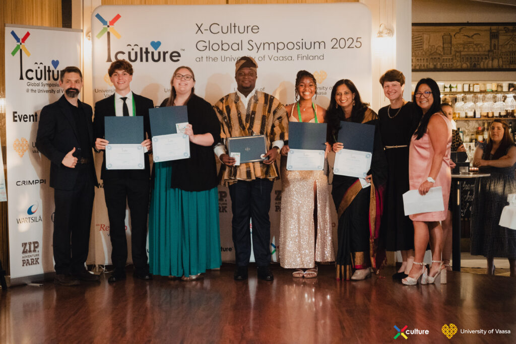 Business students at the X-Culture Global Symposium