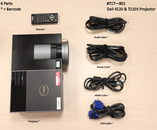 accessories for Dell projectors