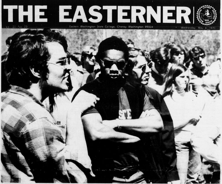 Front page of the Easterner from May 6, 1970