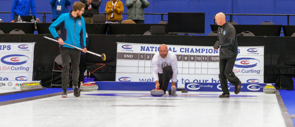 Michael Roos curling competition