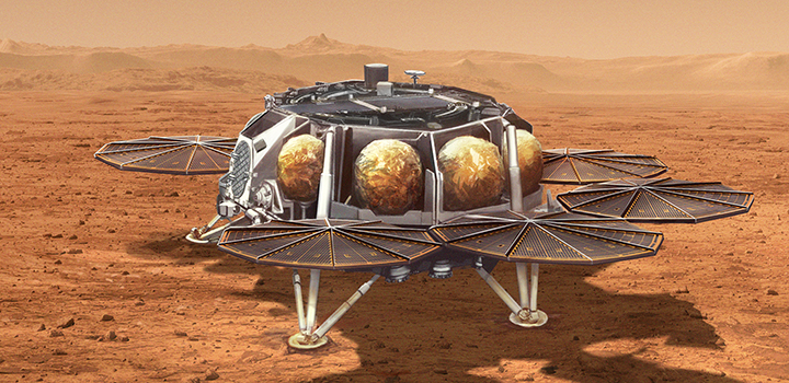 Nasa's Mars sample retriever. 