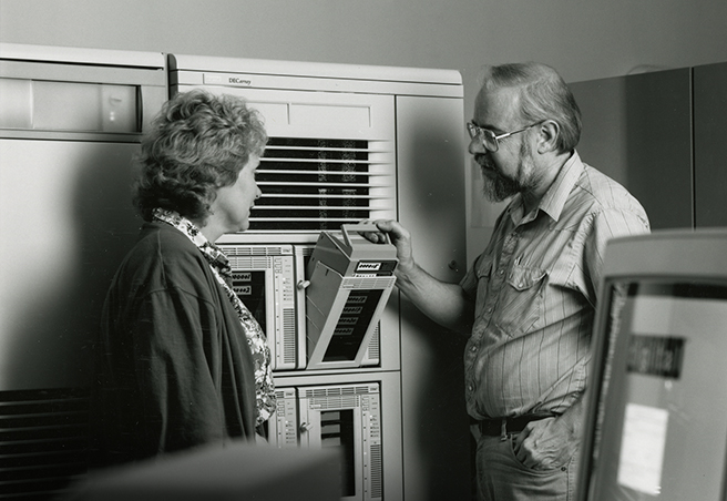 An undated image of Steve Simmons, mathematics professor and founder of EWU’s computer science program.
