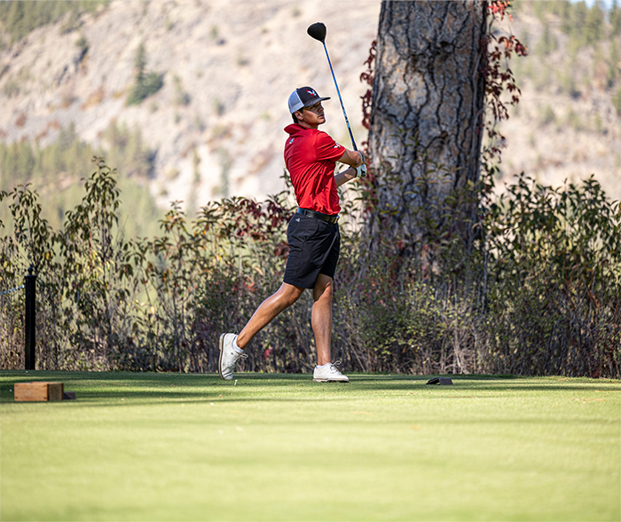 EWU’s Ethan Parker, a senior from Austin, Texas. Photo by Braeden Harlow.