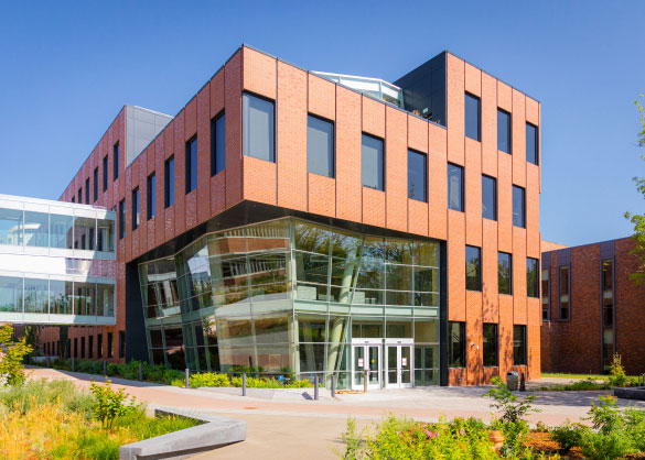 exterior of the new interdisciplinary science center on the Cheney campus