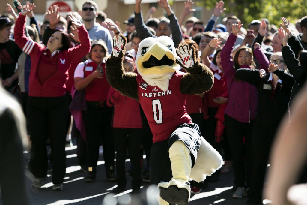 Photo: Swoop getting people fired up
