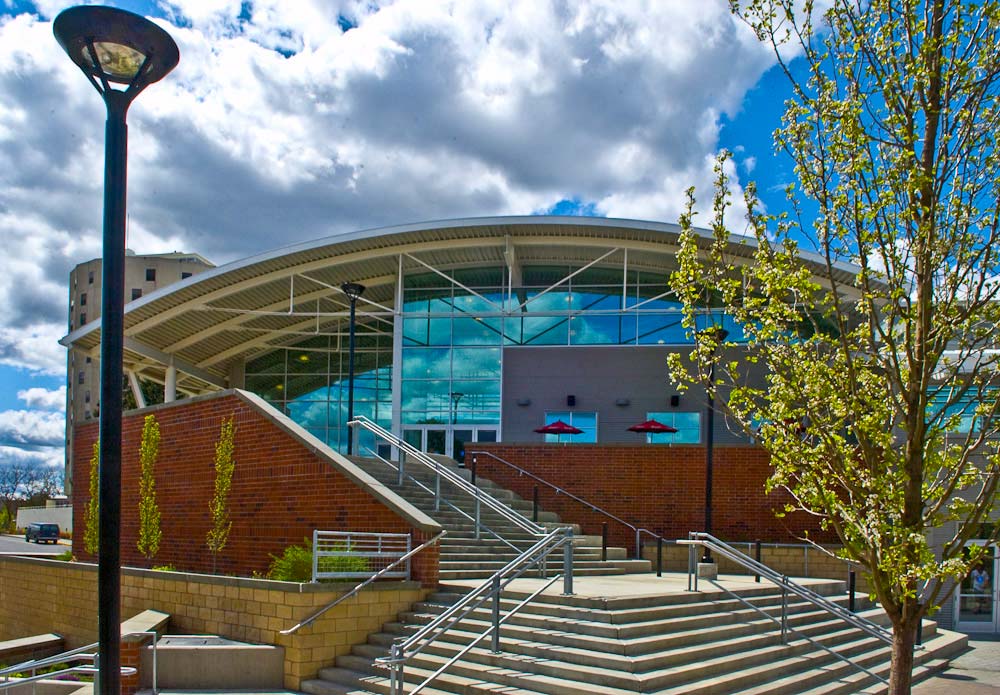 Facade of the University Recreation Center