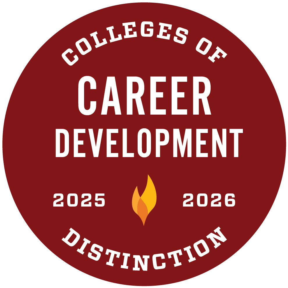 2025-26 College of Distinction Career Dev badge