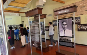 Students toured the National Voting Rights Museum and Institute.