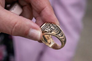 William P. Wall's class ring represents a treasured time in history.