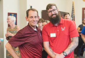 Dave Millet and incoming VRC director, Anthony Whipple.