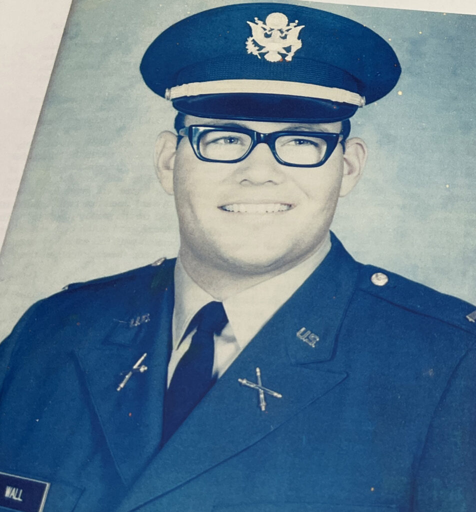 William "Bink" Wall in his officer's uniform.