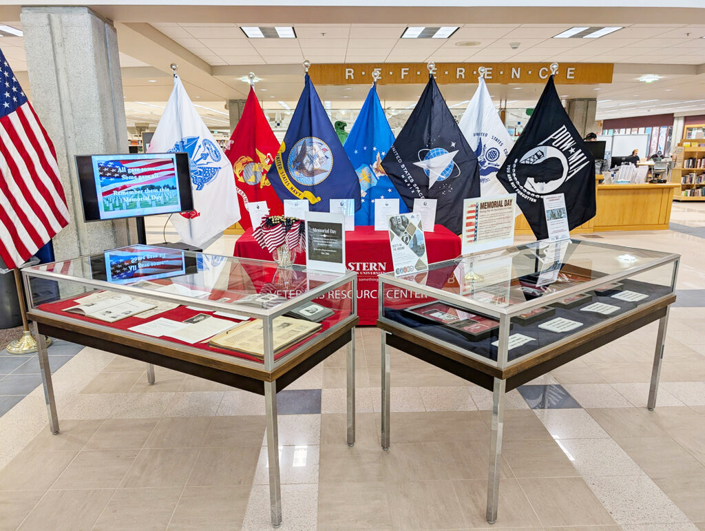 Dave Millet and his team put together an annual Memorial Day exhibit to honor our university's military community and the EWU students and alumni who died in service to our country.