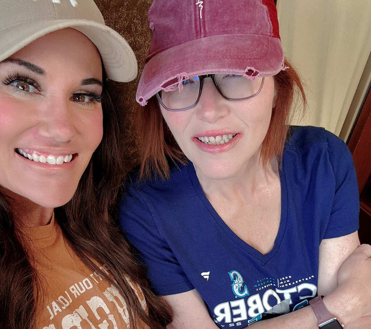 Stephanie and Laura as adults.