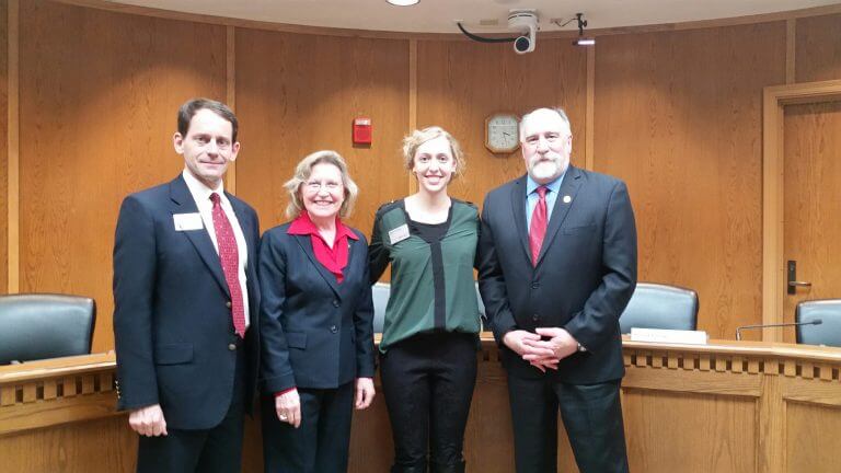 Dave Millet meeting with lawmakers.