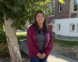 Kira Urbina, incoming president of the Associated Students of EWU, spoke to the students.