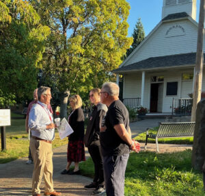 Eastern community members turned out for the bell ringing.