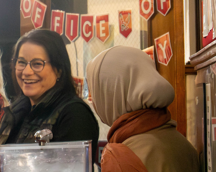 Lea Jarnagin at the event.