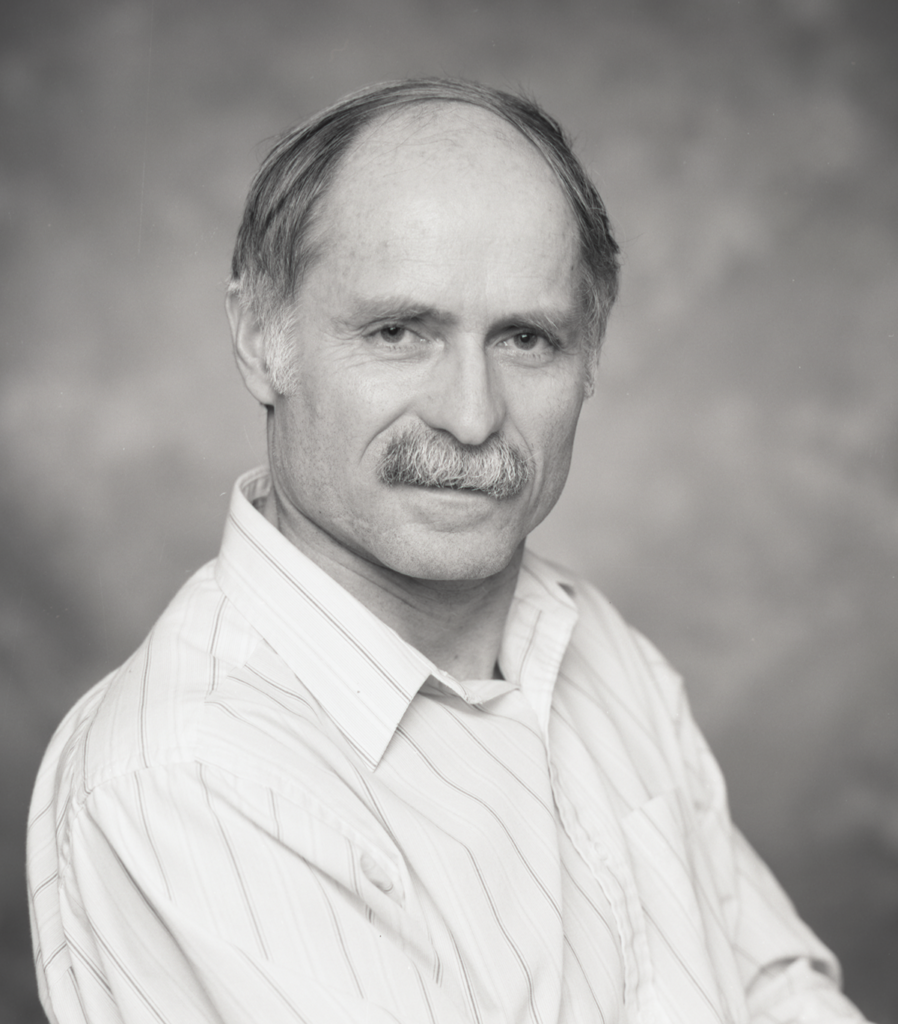 Black and white photo of John Mager.