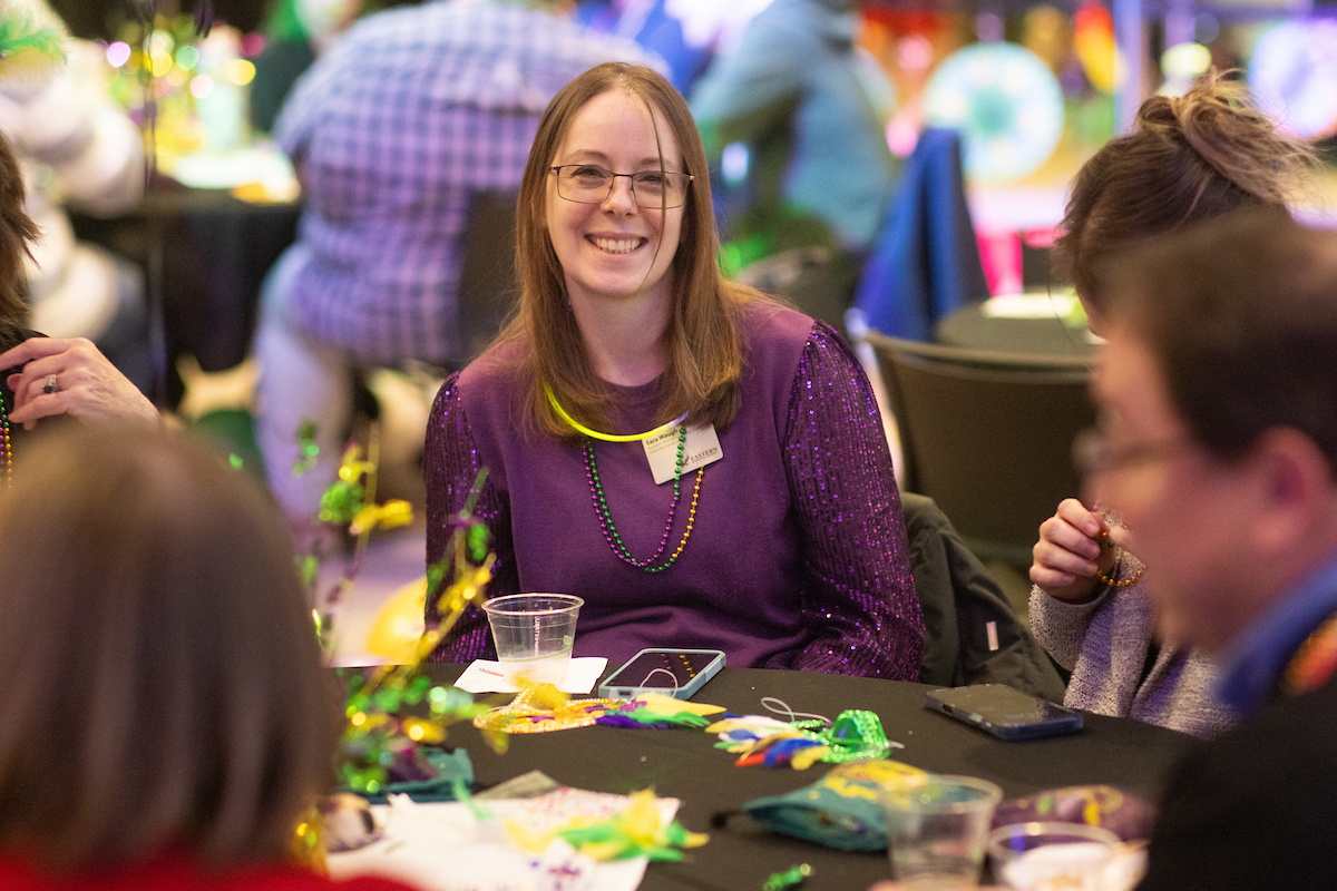 Sara of Annual Giving smiling.