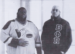 Stacy King and Maki Jones, fraternity founders.