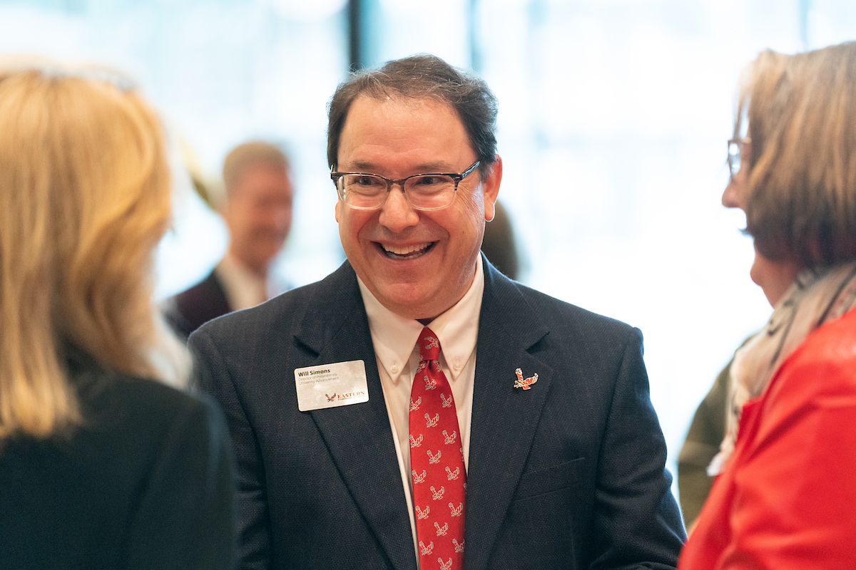 Will Simmons smiling.