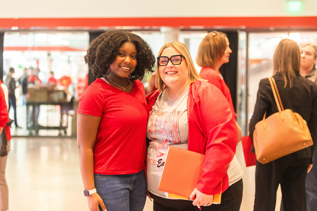 People at the Giving Joy Day event at the PUB Nysether Community Room.