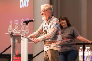 Bill Youngs at the podium.