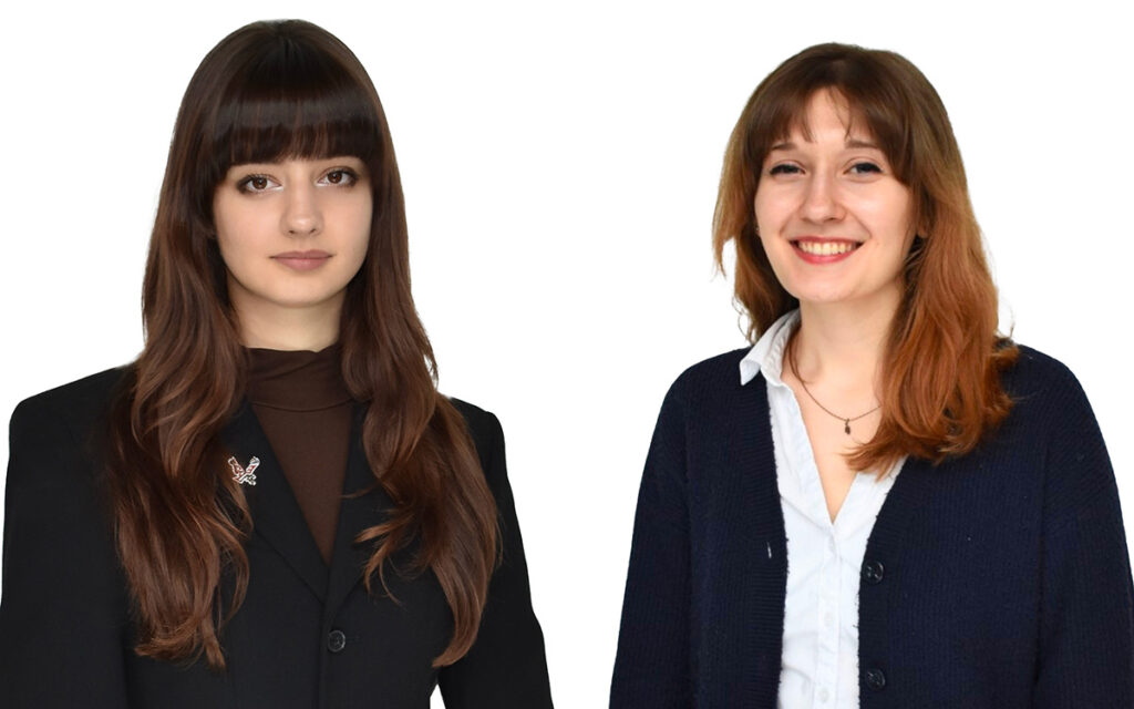 Merged portraits of Alesia and Haylee.