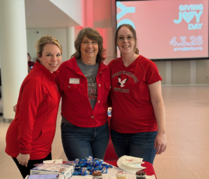 Margie Scammell-Renner, Linda Safford and Sara Waugh.