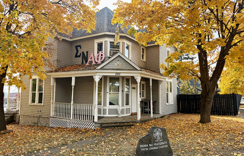 Victorian house that Sigma Nu is renovating,